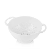 Akrilik Beyaz Makarna Süzgeçi & Sebze Meyve Süzgeçi - 1