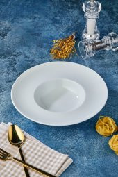 Şeker Portakalım 26 cm Beyaz Porselen Makarna Tabağı 1 Adet - 2