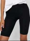 ONLY Bayan Siyah Renk Kısa Spor Tayt 15180382 - 4