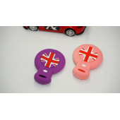 Mini Cooper Clubman Countryman R56 Silikon Anahtar Pembe Mor Kılıf Seti - 2