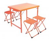 Andoutdoor French 4 Masa ve Sandalye Seti Masamatik - 1