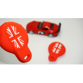Mini Cooper S Roadster R50 R53 F54 F55 F56 Silikon Anahtar Kırmızı Kılıf Seti - 1