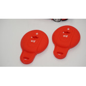Mini Cooper S Roadster R50 R53 F54 F55 F56 Silikon Anahtar Kırmızı Kılıf Seti - 4