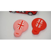 Mini Cooper S Roadster R50 R53 F54 F55 F56 Silikon Anahtar Pembe Kırmızı Kılıf Seti - 2