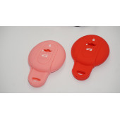 Mini Cooper S Roadster R50 R53 F54 F55 F56 Silikon Anahtar Pembe Kırmızı Kılıf Seti - 4
