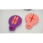 Mini Cooper S Roadster R50 R53 F54 F55 F56 Silikon Anahtar Mor Pembe Kılıf Seti thumbnail 2