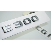 DK Tuning E300 CGi Bagaj Krom ABS 3M 3D Yazı Logo Benz İle Uyumlu thumbnail 1