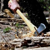 Helko Werk 1600g 75cm American Double Bit Kamp Baltası - 3