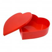 Plastik Kalp Kutu 22x6cm - 1