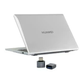 Huawei Kılıf Matebook 16-16S Kılıf (2021-2022-2023 Yılı) ile Uyumlu Parlak Kristal iz Yapmaz Kılıf thumbnail 1