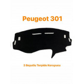 PEUGEOT 301 3 BOYUTLU VİP DERİ TORPİDO ÖRTÜSÜ - 1