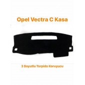 OPEL VECTRA C KASA 3 BOYUTLU VİP DERİ TORPİDO ÖRTÜSÜ - 1