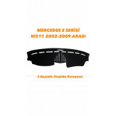 MERCEDES E SERİSİ W211 2002-2009 ARASI 3 BOYUTLU VİP DERİ TORPİDO ÖRTÜSÜ thumbnail 1