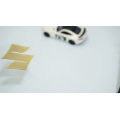 DK Tuning Torpido Konsol Gold Metal Sticker Suzuki İle Uyumlu - 1