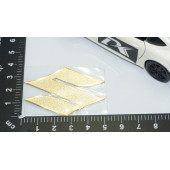 DK Tuning Torpido Konsol Gold Metal Sticker Suzuki İle Uyumlu - 4