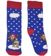 Bayan Parfümlü Yılbaşı Temalı Dörtlü Havlu Çorap Seti - 3