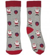 Bayan Parfümlü Yılbaşı Temalı Dörtlü Havlu Çorap Seti - 5