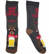 Unİsex Yılbaşı Temalı Altılı Havlu Çorap Seti - 2