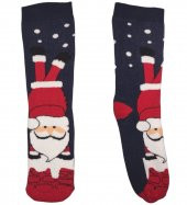 Unİsex Yılbaşı Temalı Altılı Havlu Çorap Seti - 6