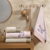 Taç Tiffany Pamuk Hamam Seti Pudra Pudra - 1