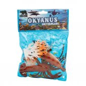 0709 Okyanus Hayvanları Poşetli Hayvan Oyun Seti Orta Boy - 1