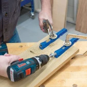 KREG Pocket Hole Jig 320 Ahşap Açılı Delik Açma Aparatı - 11