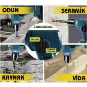 ASSUR  gb-13 lion Şarjlı Kırıcı Delici Hilti + Vidalama Özelliği - 2