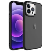 Apple iPhone 13 Pro Max Kılıf Zore May Arka Yüzey Buzlu Kılıf thumbnail 2