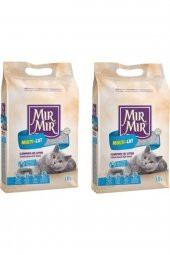 MIRMIR Bentonit Multicat Kedi Kumu 2 X 10 lt - 1