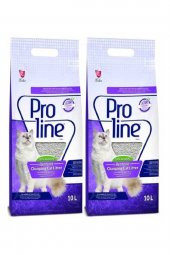 Proline Lavanta Kokulu Bentonit Kedi Kumu 10 Lt X 2 Adet - 1