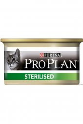 Proplan Proplan Sterilised Somon Kısır Kedi Konservesi 85 Gr X 12 Adet Yaş Mama - 1