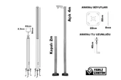 OİS XTR 1001 4 Metre Teleskopik Kamera Direği (Alüminyum) - 1