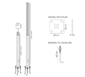 OİS XTR 1001 4 Metre Teleskopik Kamera Direği (Alüminyum) - 3
