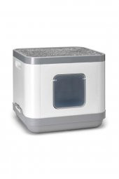 Moderna Cat Consept Tırmalama Oyuncaklı Kedi Tuvaleti Gri - 1