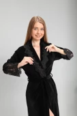 Nuşa dantelli Bambo Cotton Bayan Sabahlık - 12