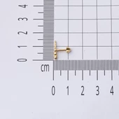 14 Ayar Altın Piercing Tragus Küpe - 5