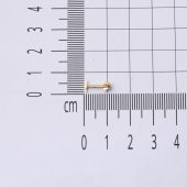 14 Ayar Altın Meta Piercing Tragus Küpe - 5