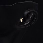 14 Ayar Altın Tragus Piercing Küpe - 2