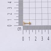 14 Ayar Altın Yıldız Tragus Küpe - 5