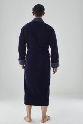 Nusa MEN Nakışlı Bambo Cotton Erkek Bornozu - 10