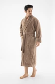 Devetüyü Biyeli Bambu Cotton Erkek Bornozu - 2