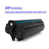 HP 106A, W1106A, M107, MFP 135, MFP 137 Muadil Toner - Çipli - 1000 Sayfa Kapasiteli - 1