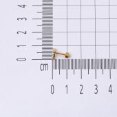 14 Ayar Altın Tragus Piercing Küpe - 5