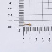 14 Ayar Altın Şimşek Tragus Küpe - 5
