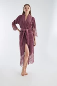 Uzun Şalyaka Dantelli Bambo Cotton - 7