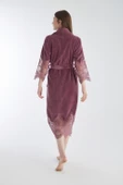 Uzun Şalyaka Dantelli Bambo Cotton - 11