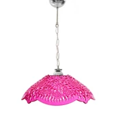 Pembe Akrilik Avize Modern Dekoratif Aydınlatma 35x35x12 cm - 2