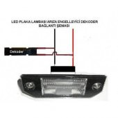 VOLKSWAGEN PASSAT B7 T10 PLAKA LED LAMBASI VE CANBUS MODÜLÜ thumbnail 2