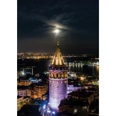 Art Puzzle Galata Kulesi 1000 Parça Neon Puzzle thumbnail 3