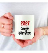 Kişiye Özel İsim 2023 Happy Years Temalı Porselen Beyaz Kupa Bardak HK2429 thumbnail 3